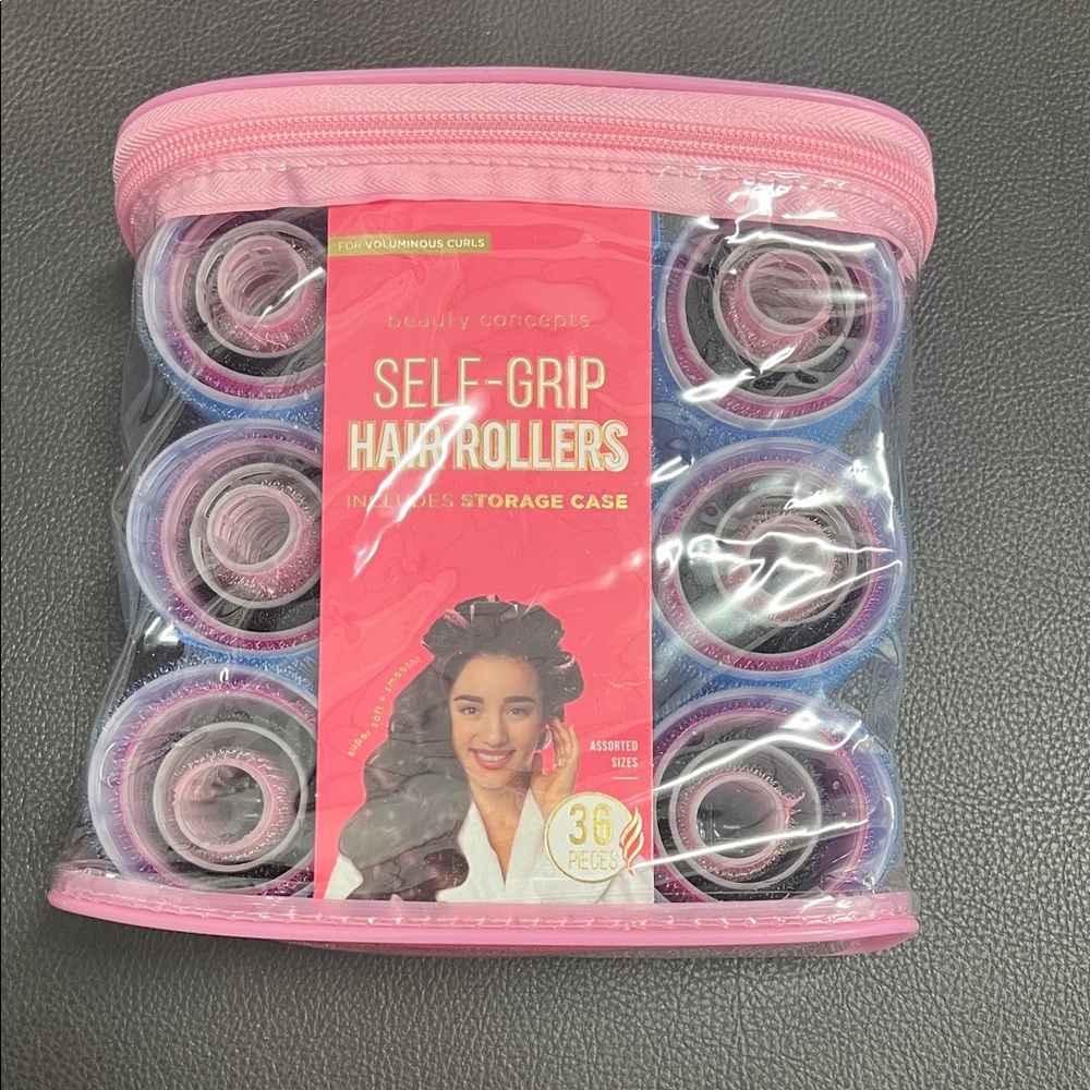 Beauty Concepts Self-Grip Hair Rollers Set 36 pieces